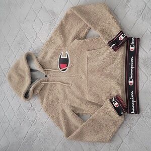 Champion boucle teddy bear fleece hoodie